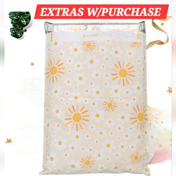 Mailers Other - NWT - 20ct. 12x15.5 🌼 Polymailers, Random Thank You Cards and Stickers